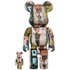 Bearbrick Jean-Michel Basquiat 14th Version 100%+400% Herstellerbild 1