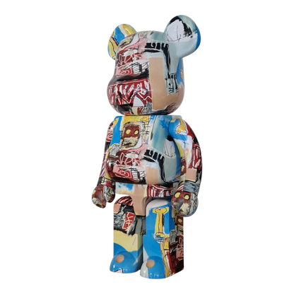 Bearbrick Jean-Michel Basquiat #6 1000% schräg