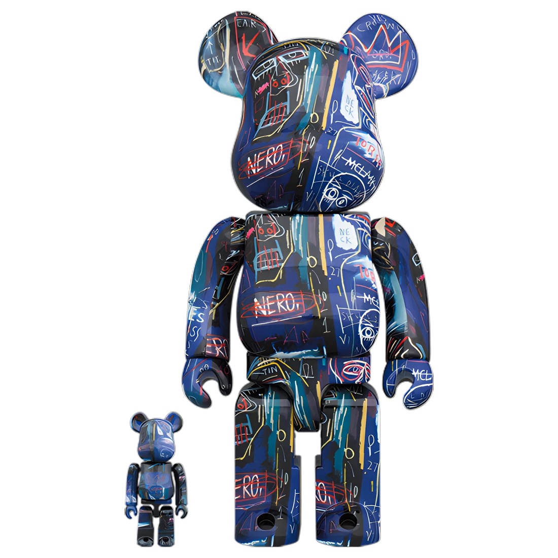 Bearbrick Jean-Michel Basquiat #7 100%+400% Herstellerbild 1