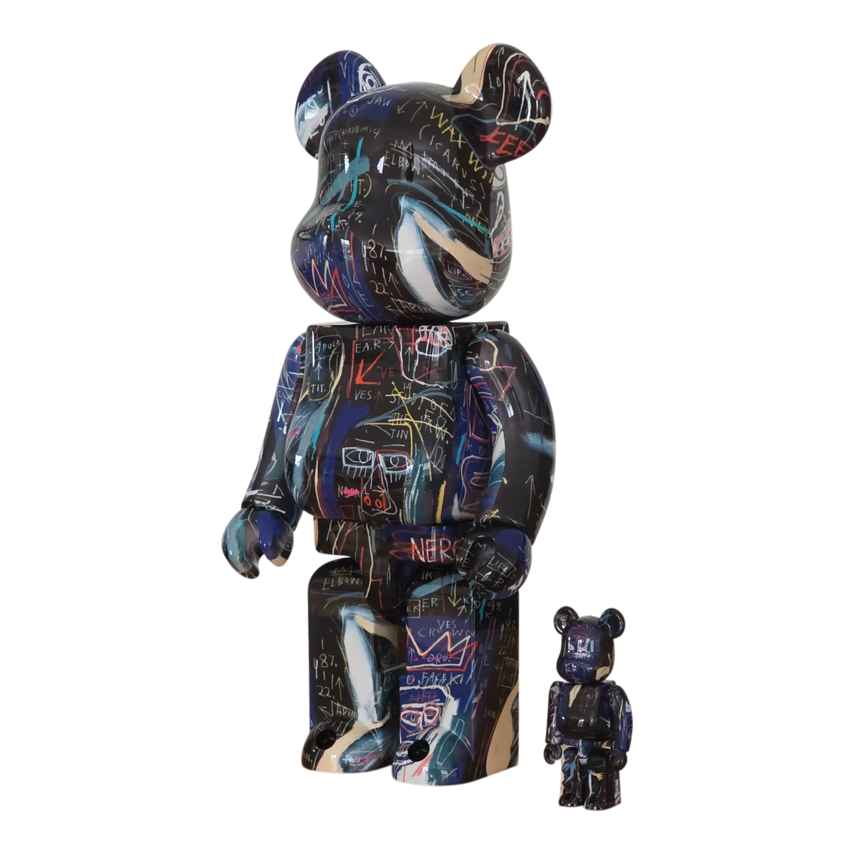 Bearbrick Jean-Michel Basquiat #7 100%+400% schräg