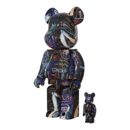 Bearbrick Jean-Michel Basquiat #7 100%+400% schräg
