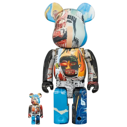 Bearbrick Jean-Michel Basquiat "Special" 100%+400% Herstellerbild 1