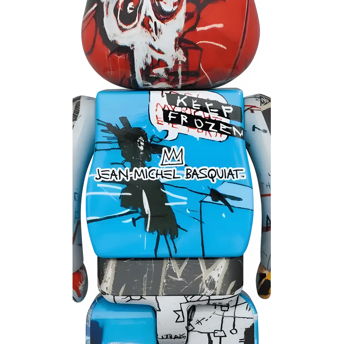 Bearbrick Jean-Michel Basquiat "Special" 100%+400% Herstellerbild 4