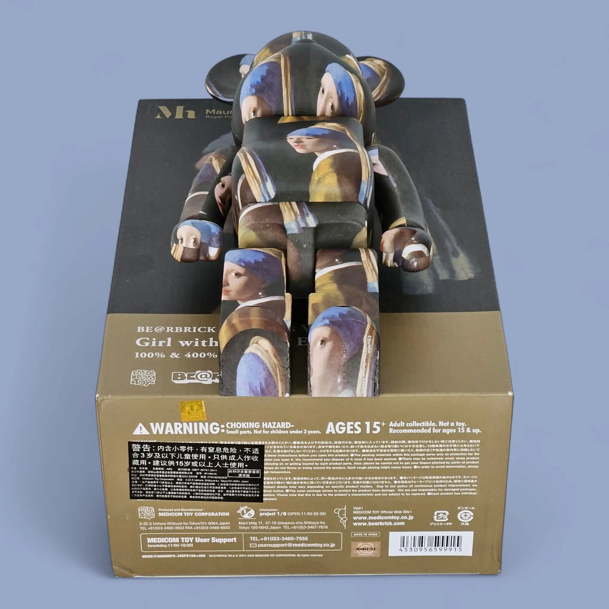 Bearbrick Johannes Vermeer "Girl with a Pearl Earring" 100%+400% Echtheitsmerkmale