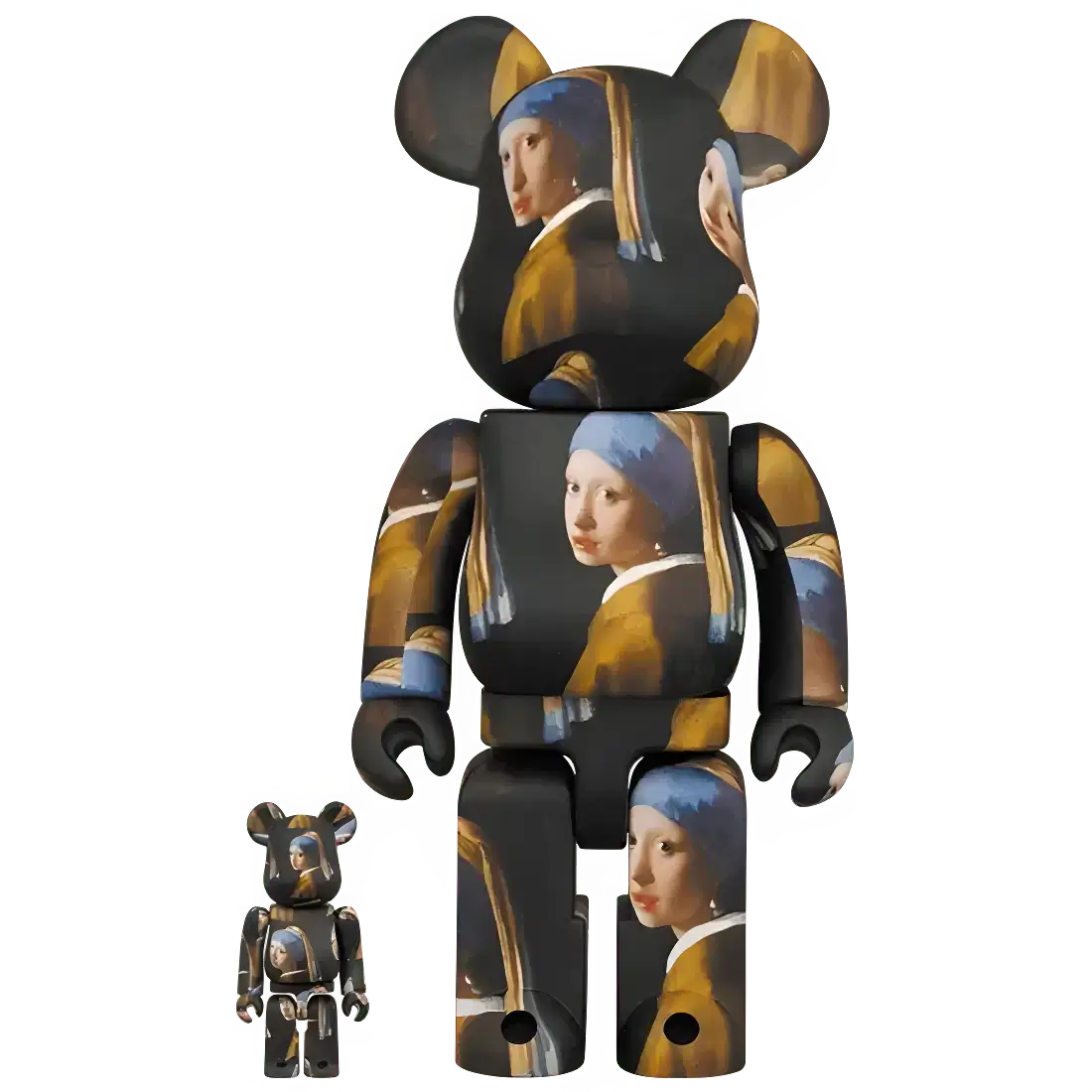 Bearbrick Johannes Vermeer "Girl with a Pearl Earring" 100%+400% Herstellerbild 1