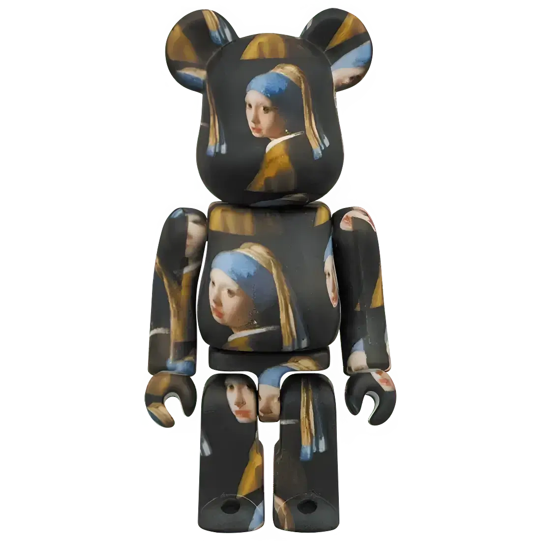 Bearbrick Johannes Vermeer "Girl with a Pearl Earring" 100%+400% Herstellerbild 2