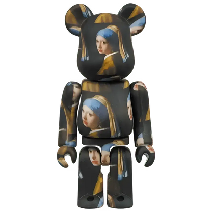 Bearbrick Johannes Vermeer "Girl with a Pearl Earring" 100%+400% Herstellerbild 2