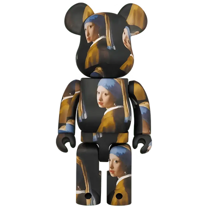 Bearbrick Johannes Vermeer "Girl with a Pearl Earring" 100%+400% Herstellerbild 3