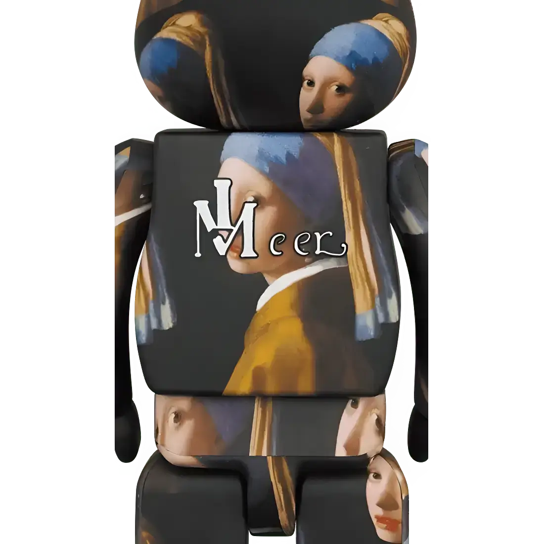 Bearbrick Johannes Vermeer "Girl with a Pearl Earring" 100%+400% Herstellerbild 4