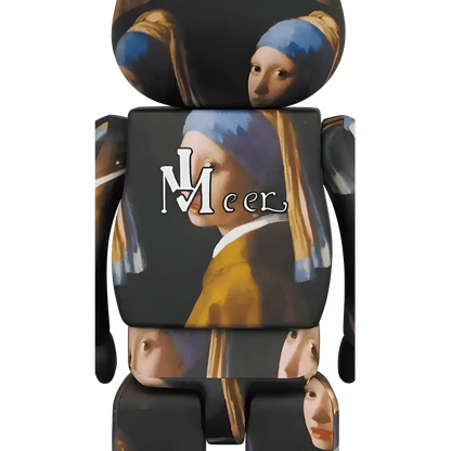 Bearbrick Johannes Vermeer "Girl with a Pearl Earring" 100%+400% Herstellerbild 4