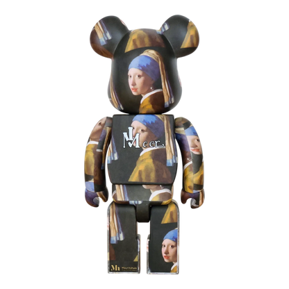 Bearbrick Johannes Vermeer "Girl with a Pearl Earring" 100%+400% Rückseite