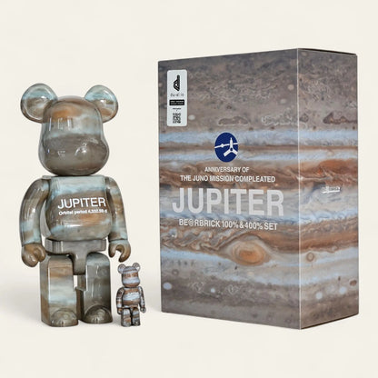 Bearbrick Jupiter 100%+400% mit Verpackung