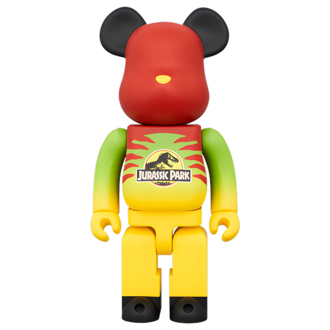 Bearbrick Jurassic Park Green & Yellow Version 100%+400% Herstellerbild 3