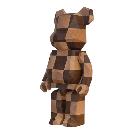 Bearbrick Karimoku fragmentdesign Polygon Chess 400% schräg