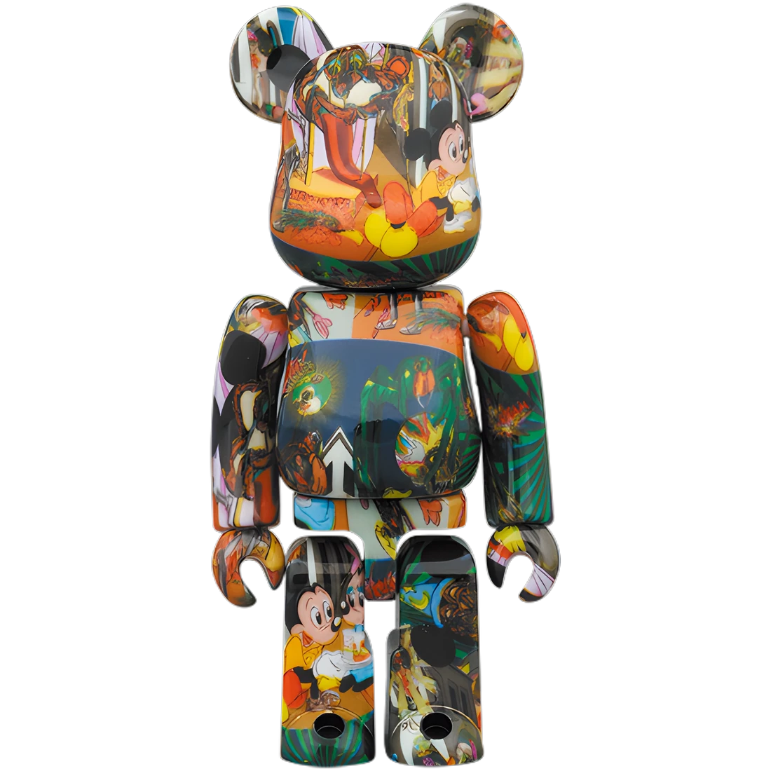 Bearbrick Keiichi Tanaami "Mickey Mouse" 100%+400% Herstellerbild 2