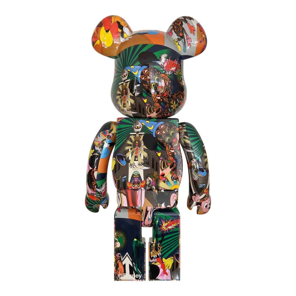 Bearbrick Keiichi Tanaami "Mickey Mouse" 1000% Rückseite