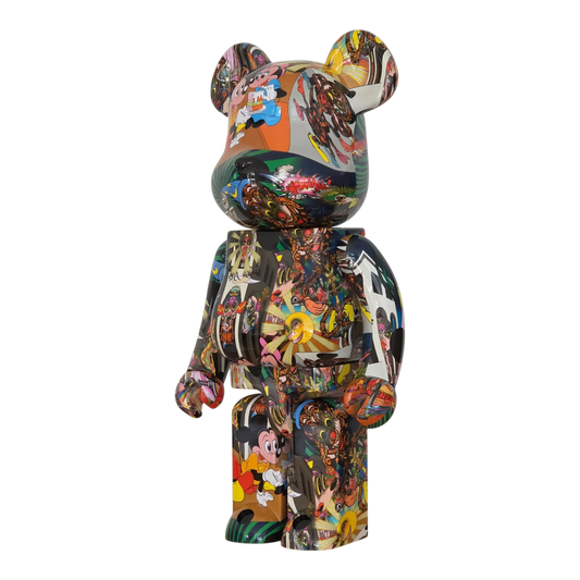 Bearbrick Keiichi Tanaami "Mickey Mouse" 1000% schräg