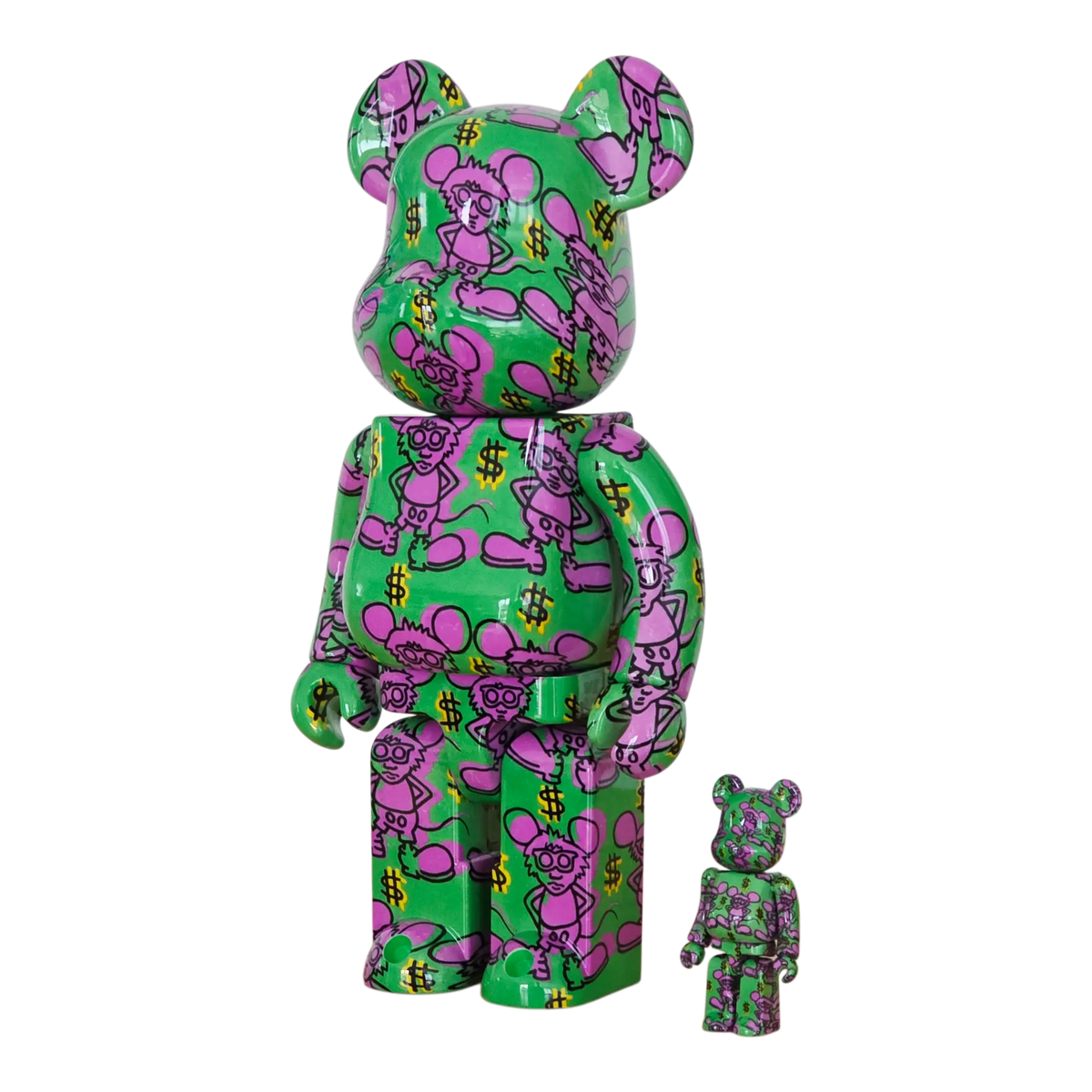 Bearbrick Keith Haring #11 100%+400% schräg