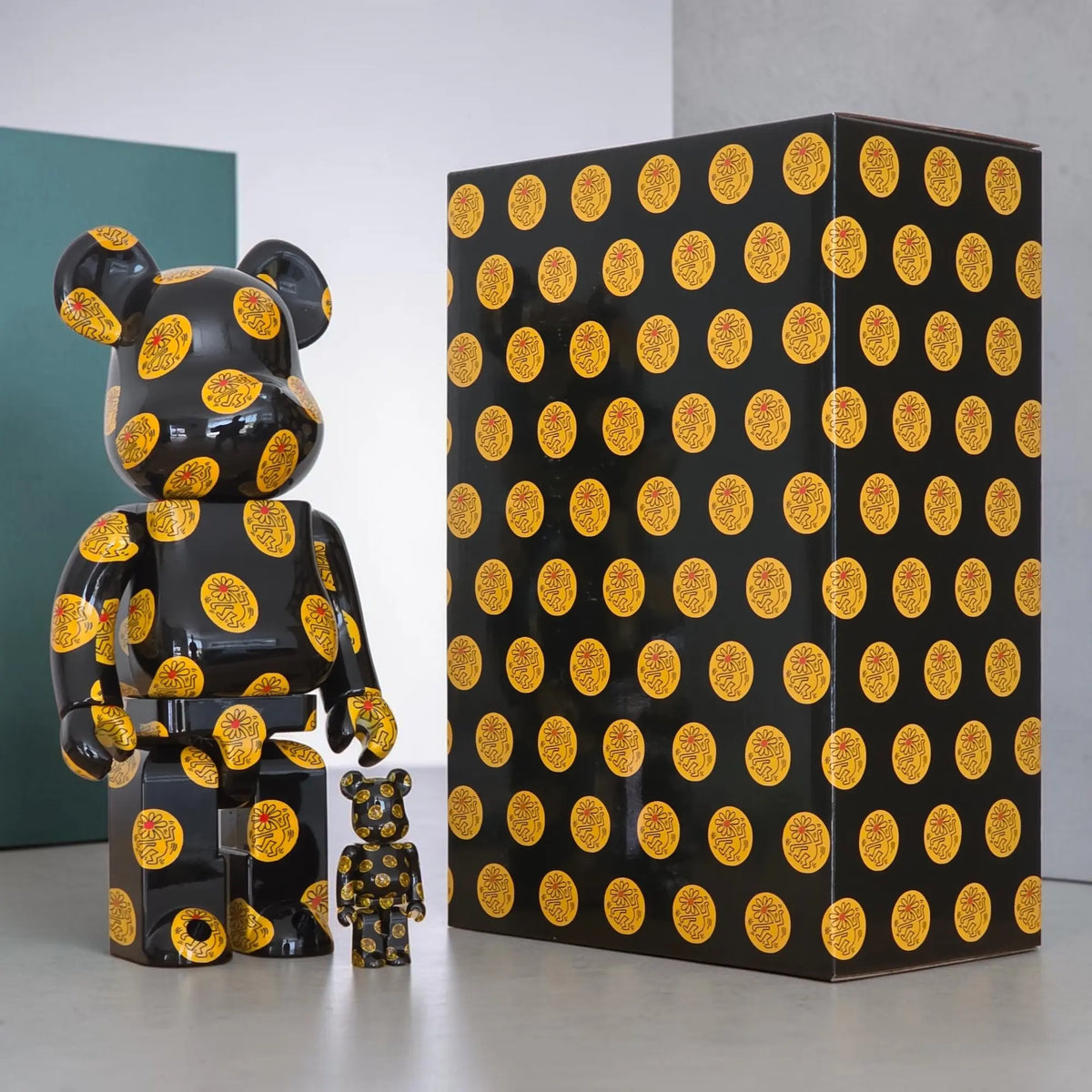 Bearbrick Keith Haring 12th Version 100%+400% mit Verpackung