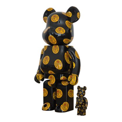 Bearbrick Keith Haring 12th Version 100%+400% schräg