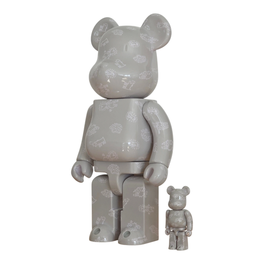Bearbrick Keith Haring 13th Version 100%+400% schräg