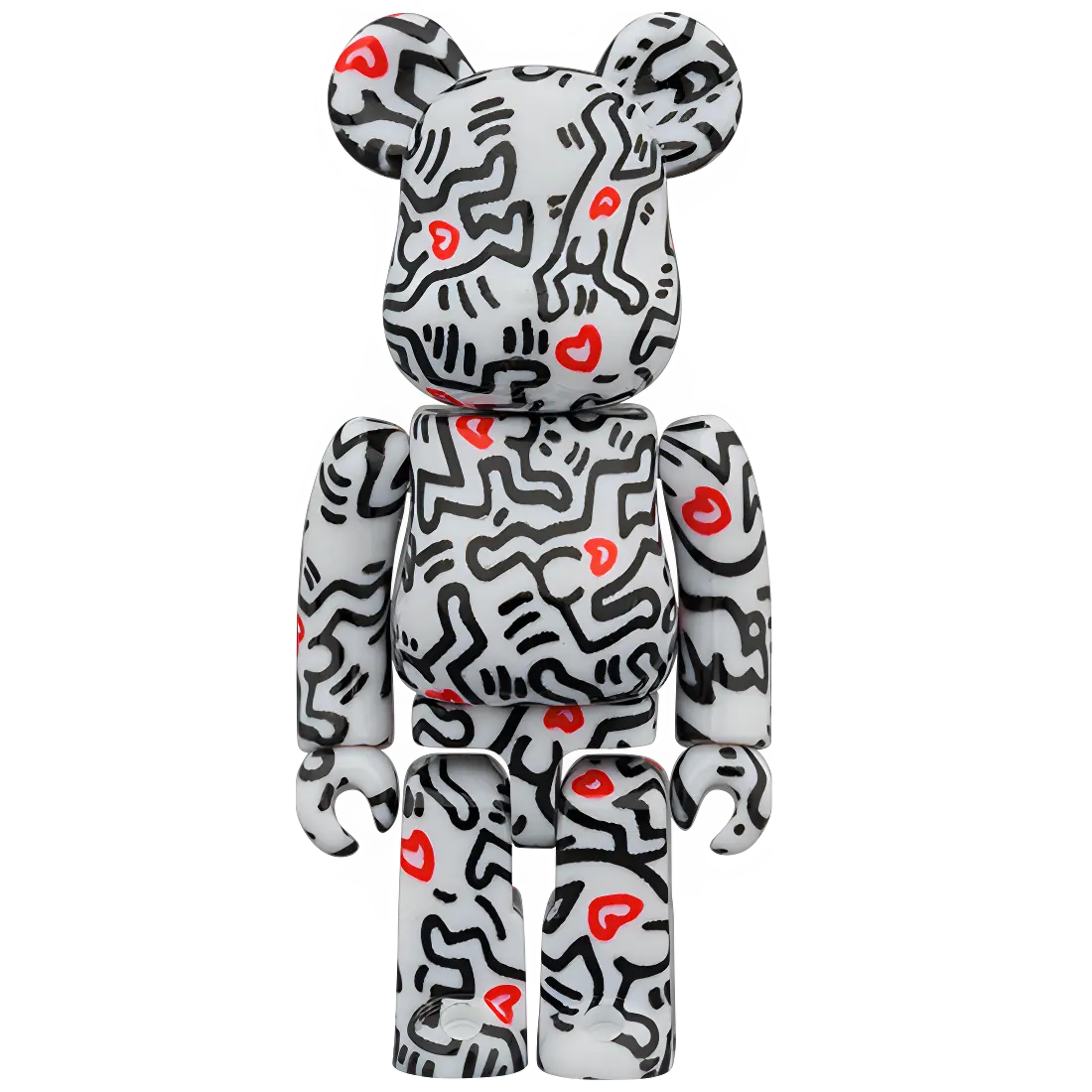 Bearbrick Keith Haring #8 100%+400% Herstellerbild 2