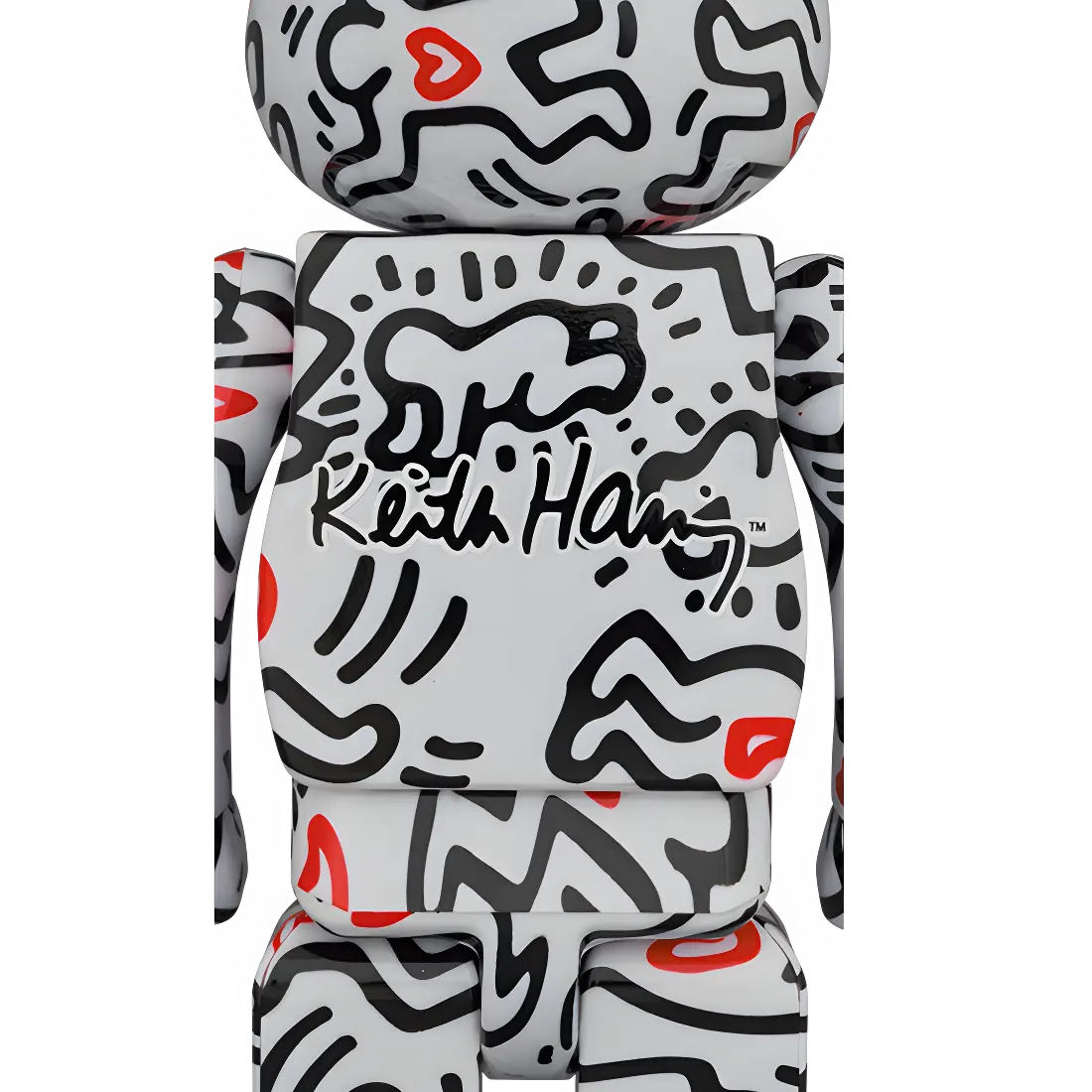 Bearbrick Keith Haring #8 100%+400% Herstellerbild 4