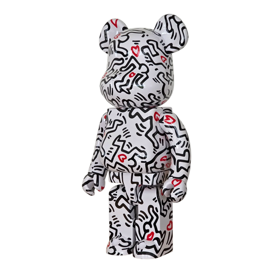 Bearbrick Keith Haring #8 1000% schräg