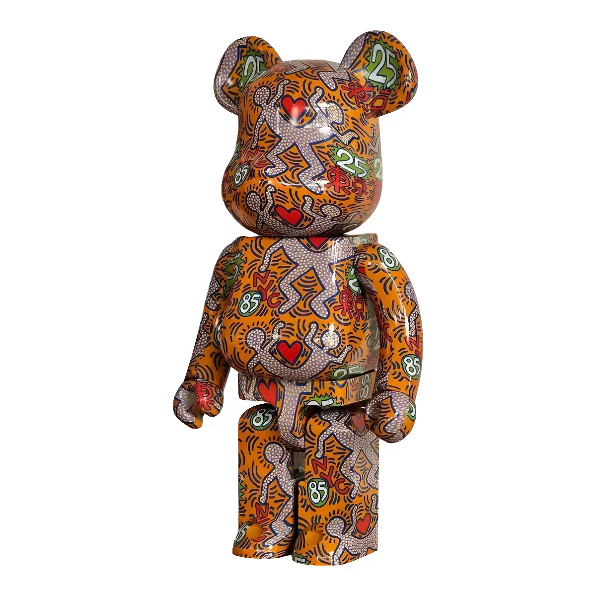 Bearbrick Keith Haring "Special" 1000% schräg