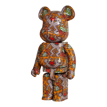 Bearbrick Keith Haring "Special" 1000% schräg
