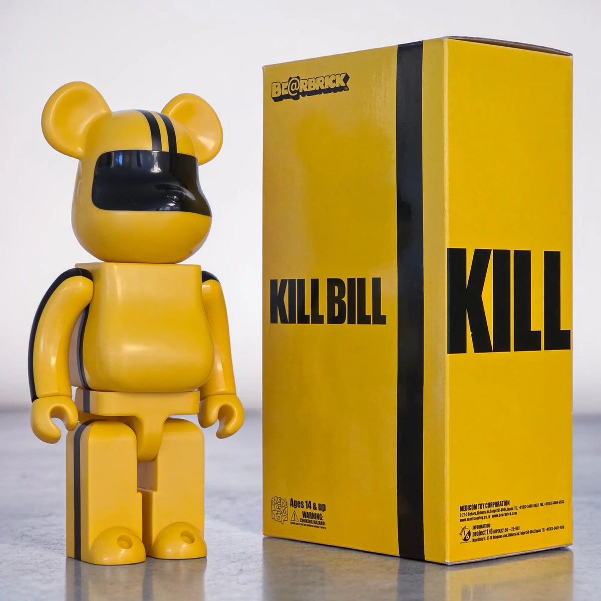 Bearbrick Kill Bill 400% mit Verpackung
