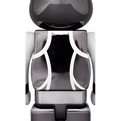 Bearbrick KISS The Catman Chrome Version 100%+400% Herstellerbild 4