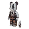 Bearbrick KISS The Catman Chrome Version 100%+400% schräg