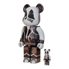 BE@RBRICK KISS The Catman Chrome Version (100%+400%)