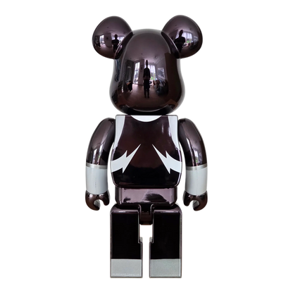Bearbrick KISS The Spaceman Chrome Version 100%+400% Rückseite