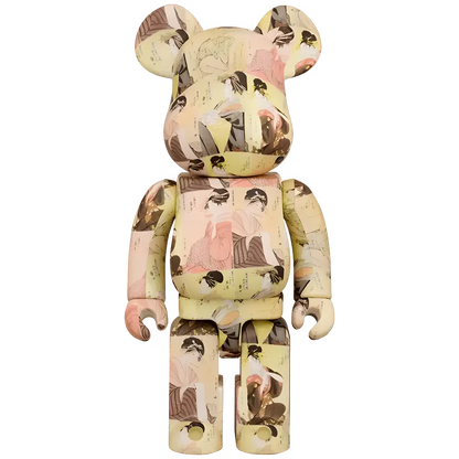 Bearbrick Kitagawa Utamaro "Tōji zensei bijin-zoroi" 100%+400% Herstellerbild 3