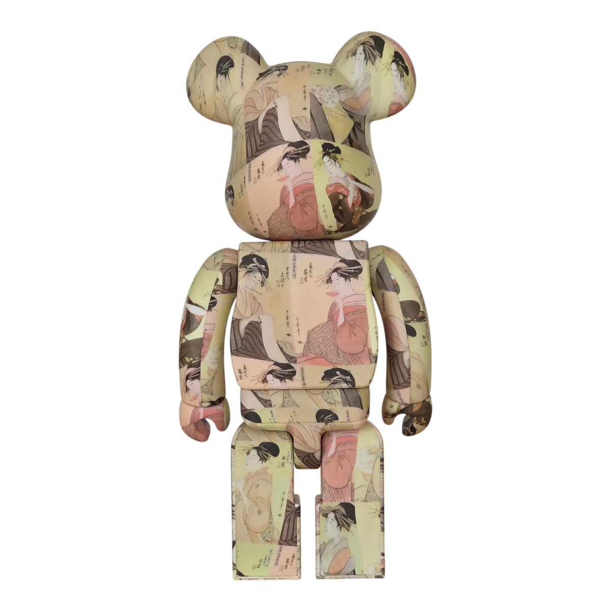 Bearbrick Kitagawa Utamaro "Tōji zensei bijin-zoroi" 100%+400% Rückseite