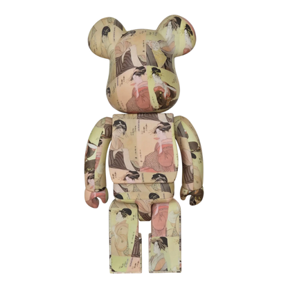 Bearbrick Kitagawa Utamaro "Tōji zensei bijin-zoroi" 100%+400% Rückseite