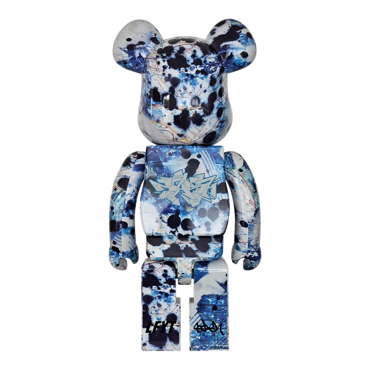 Bearbrick LFYT × Stash 1000% Rückseite