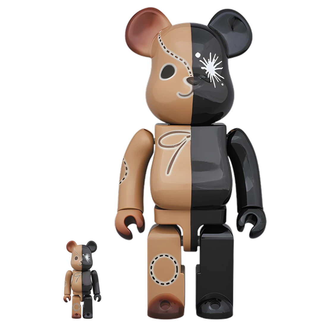 Bearbrick Maison MIHARA YASUHIRO Black/Brown 100%+400% Herstellerbild 1