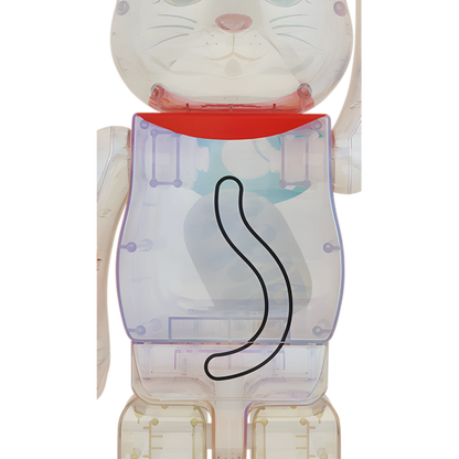 Bearbrick Maneki Neko Transparent Plated 1000% Herstellerbild 2