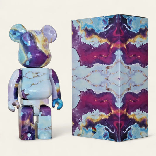 Bearbrick Marble 400% mit Verpackung