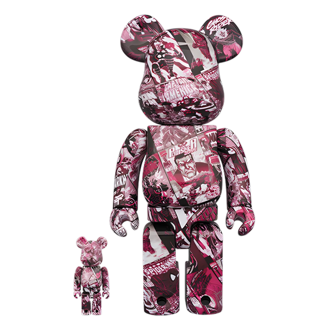 Bearbrick Marvel 80th Anniversary 100%+400% Herstellerbild 1