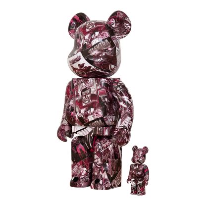 Bearbrick Marvel 80th Anniversary 100%+400% schräg
