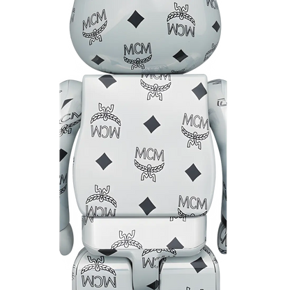 Bearbrick MCM White Chrome Version 100%+400% Herstellerbild 4