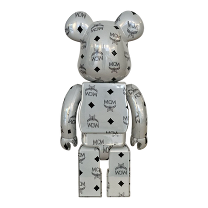 Bearbrick MCM White Chrome Version 100%+400% Rückseite