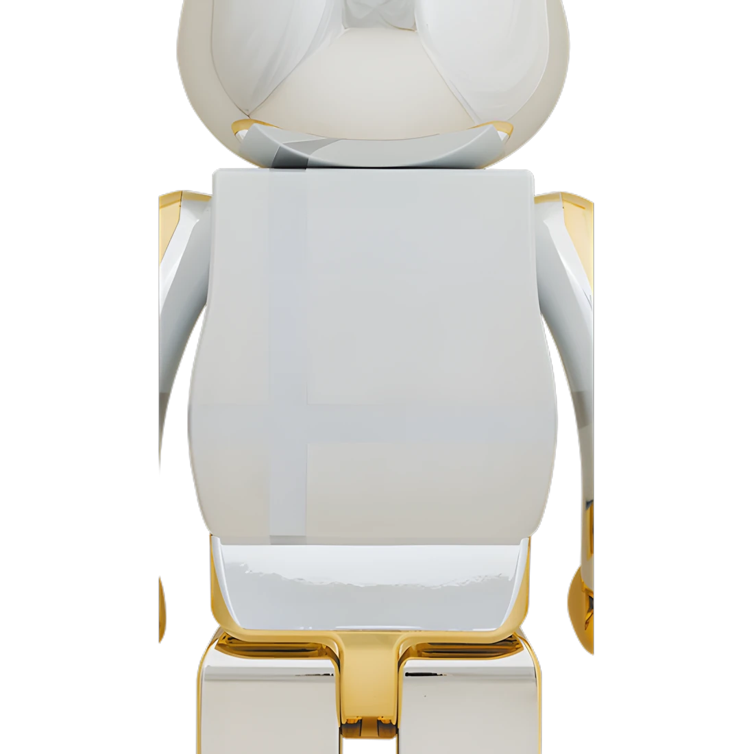 Bearbrick Medicom Toy Plus Gold Chrome Version 1000% Herstellerbild 2