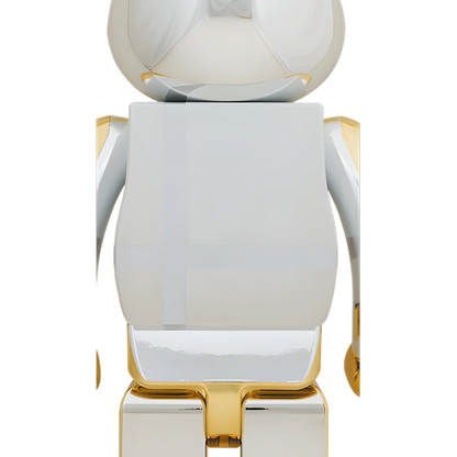 Bearbrick Medicom Toy Plus Gold Chrome Version 1000% Herstellerbild 2