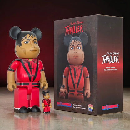 Bearbrick Michael Jackson Red Jacket [Michael Jackson's Thriller] 100%+400% mit Verpackung