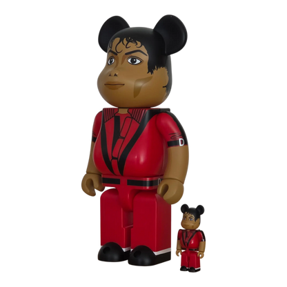 Bearbrick Michael Jackson Red Jacket [Michael Jackson's Thriller] 100%+400% schräg